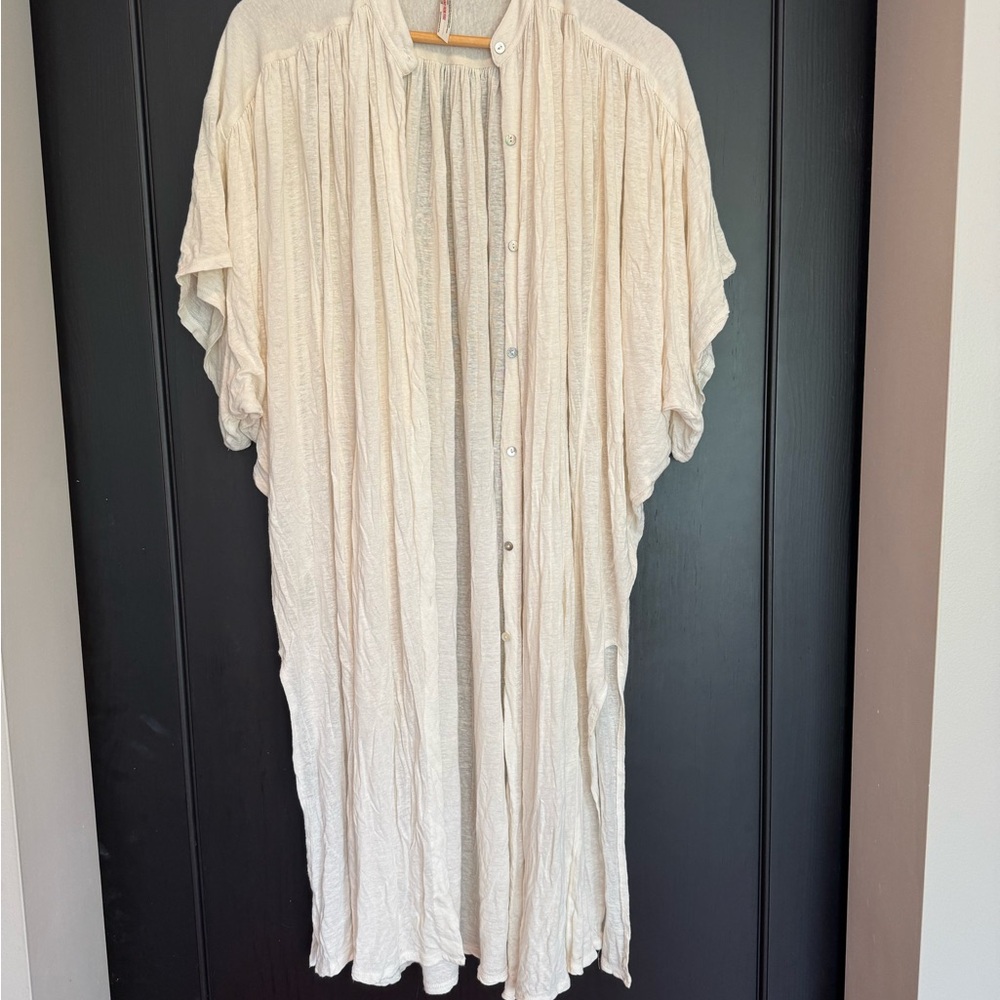 Free People Cream Swim Coverup